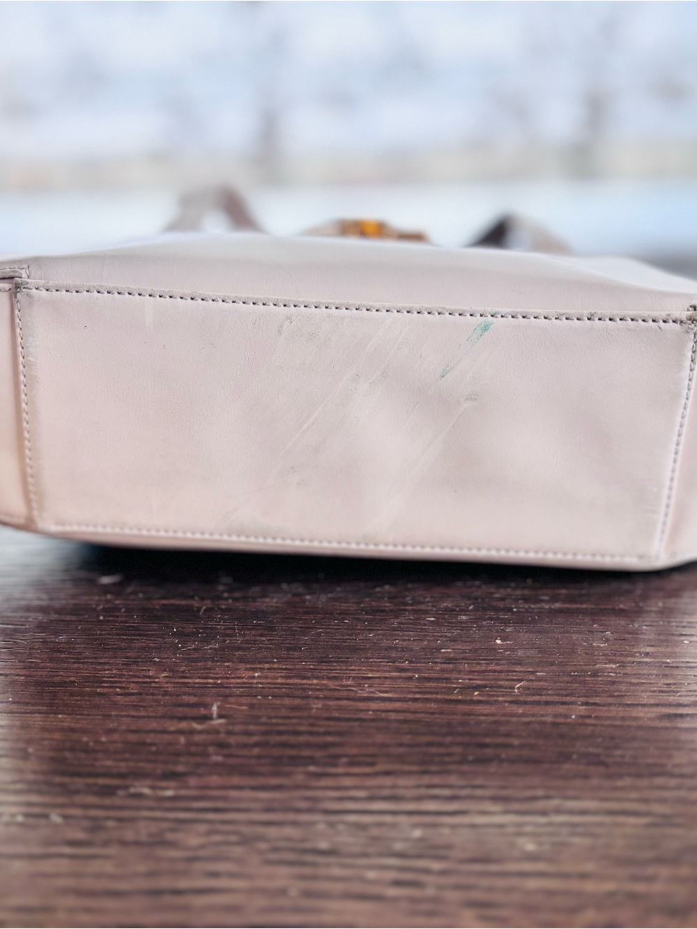 🤍 Paloma Picasso Cream Leather Mini Tote 🤍 - Picture 14 of 16